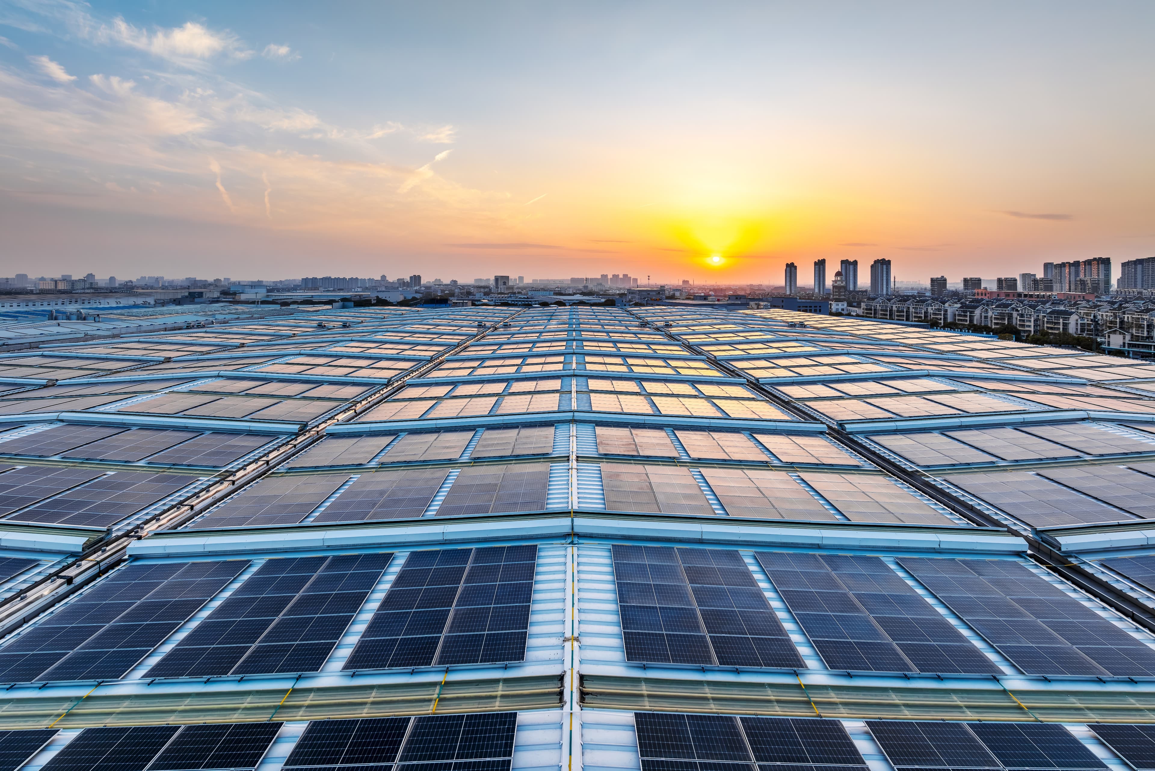 Toitures solarisées